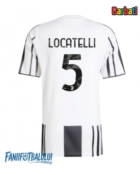 Juventus Manuel Locatelli #5 Tricou Fotbal Replică 2025-26 Barbati Acasa